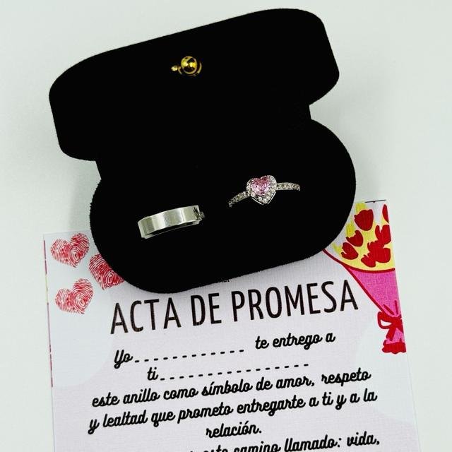 Modelo 1, Plateado · piedra rosa